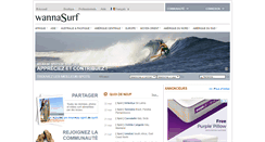 Desktop Screenshot of fr.wannasurf.com