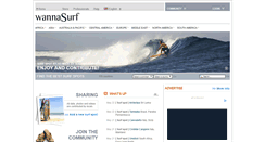 Desktop Screenshot of en.wannasurf.com